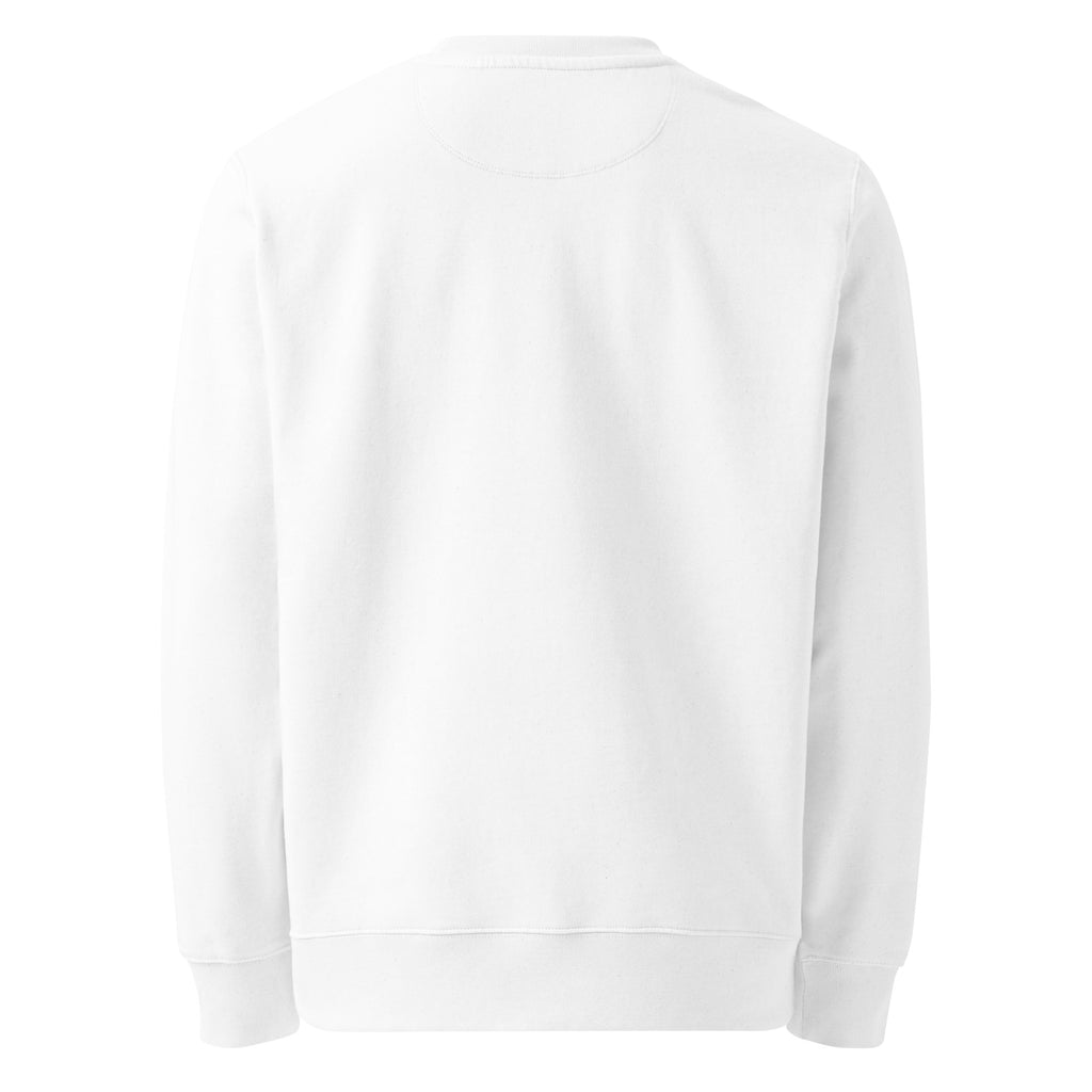 white sweatshirt
