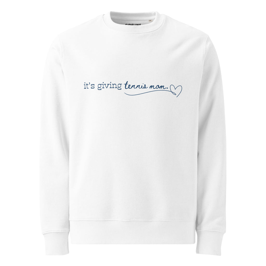 white sweatshirt