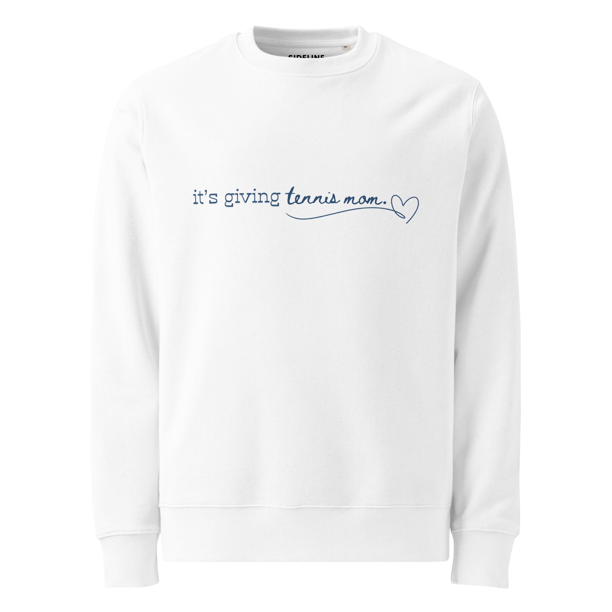 white sweatshirt